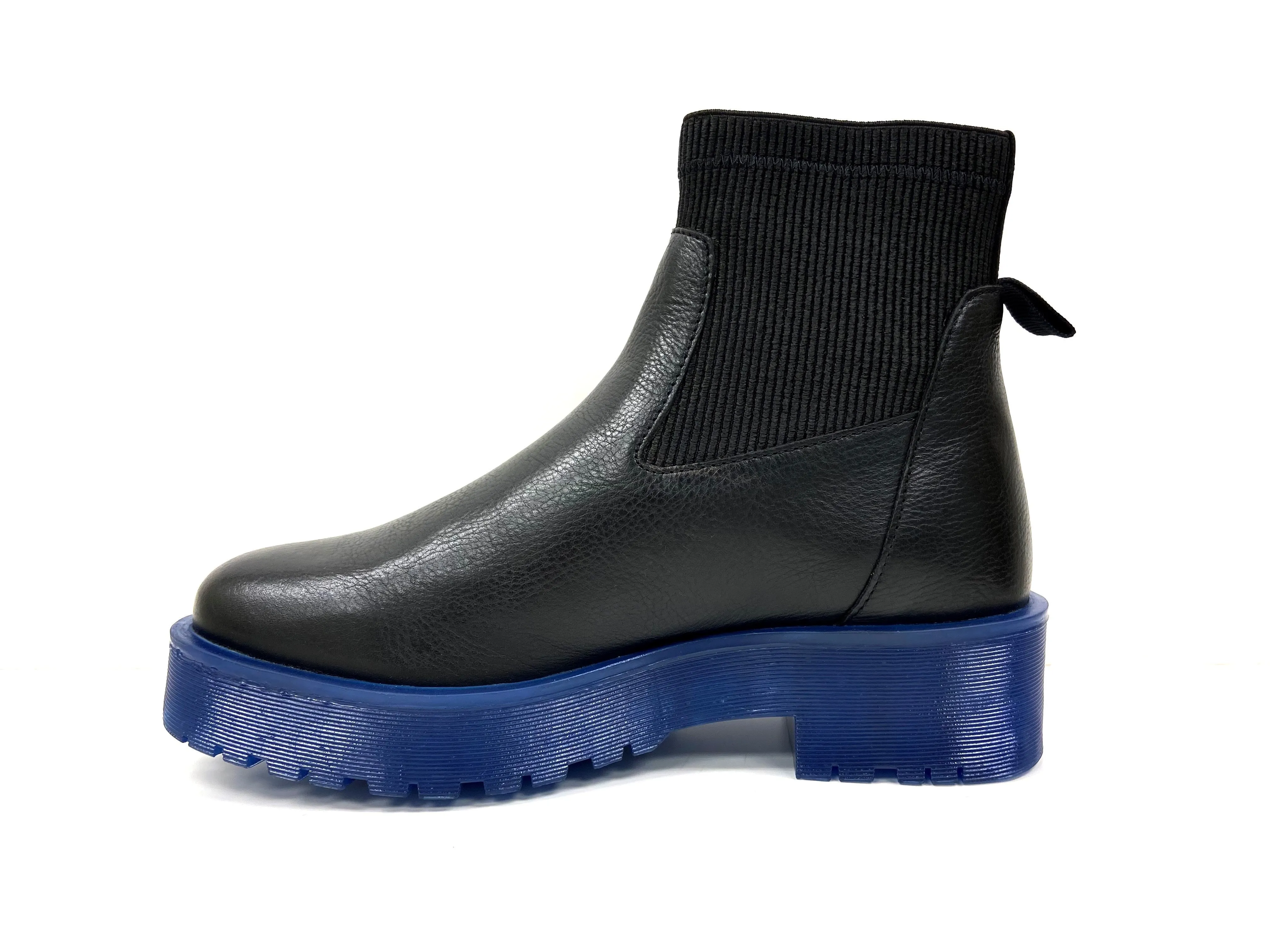 Olivias Elegant Blue Chelsea Platform Shoes