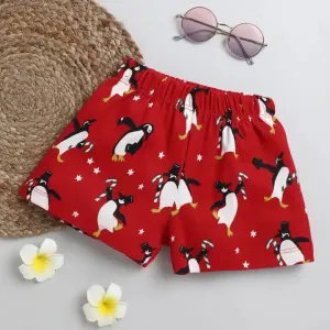 Penguin Printed Short