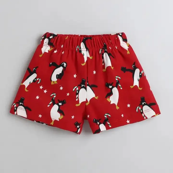 Penguin Printed Short