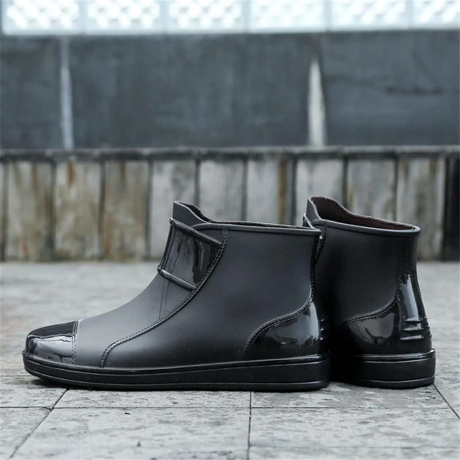 Rain Boots for Women Ankle Mid Calf Rain Boots For Women Waterproof Garden Shoes Anti-Slipping Rainboots for Ladies