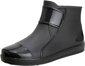 Rain Boots for Women Ankle Mid Calf Rain Boots For Women Waterproof Garden Shoes Anti-Slipping Rainboots for Ladies
