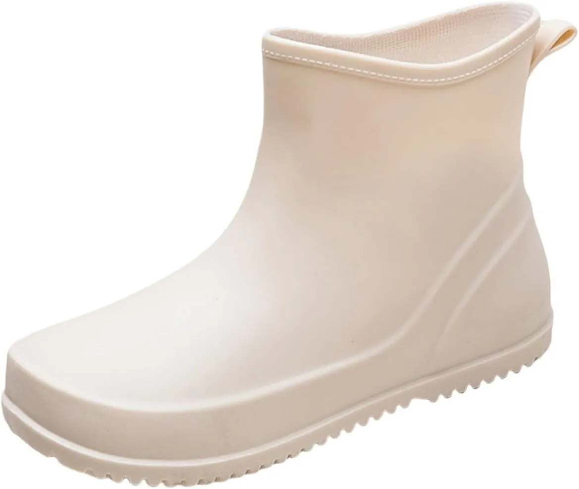 Rain Boots for Women Lightweight Warm Waterproof Rain Boots Anti-Slipping Garden Boots Rain Boots for Outdoor