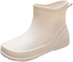 Rain Boots for Women Lightweight Warm Waterproof Rain Boots Anti-Slipping Garden Boots Rain Boots for Outdoor
