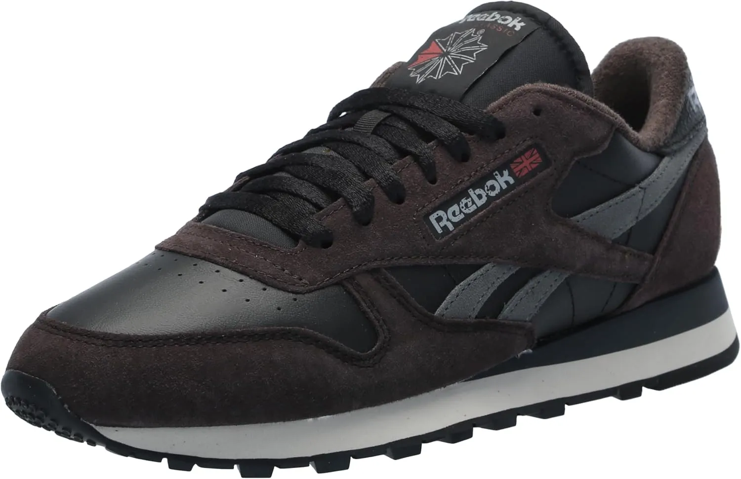 Reebok Unisex Classic Leather Sneakers Legacy, Black/Dark Matter/Grey 5, 7 US Men