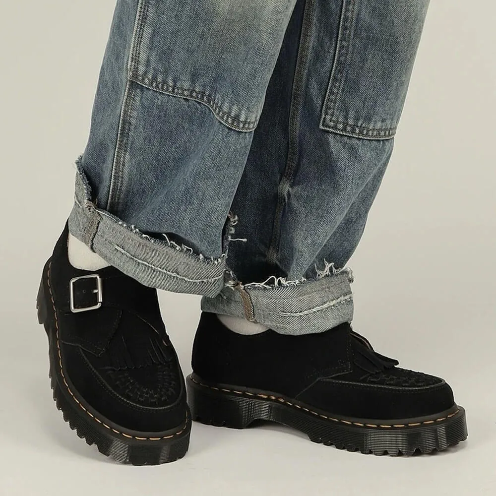 Self Made Fringe Suede Loafers