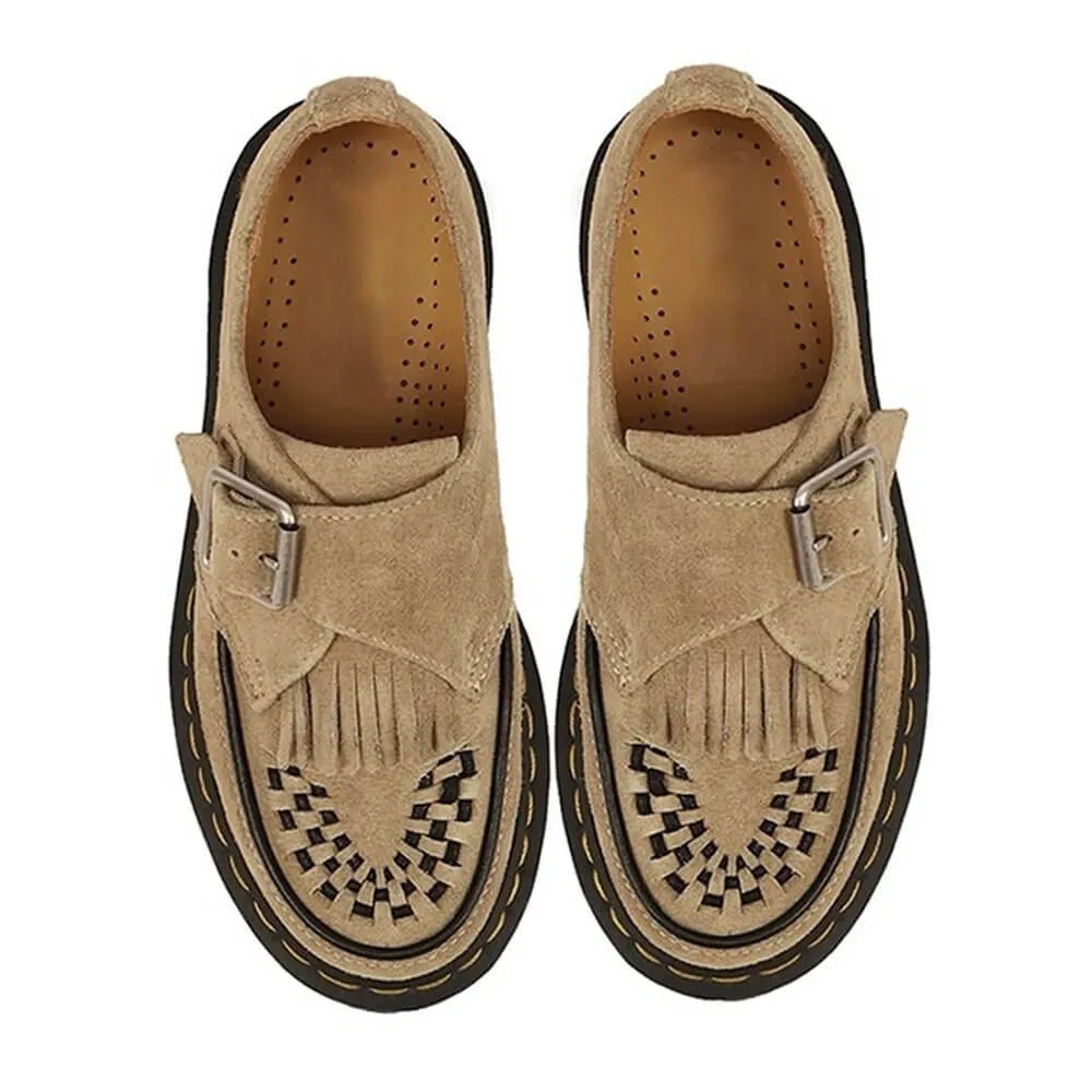 Self Made Fringe Suede Loafers