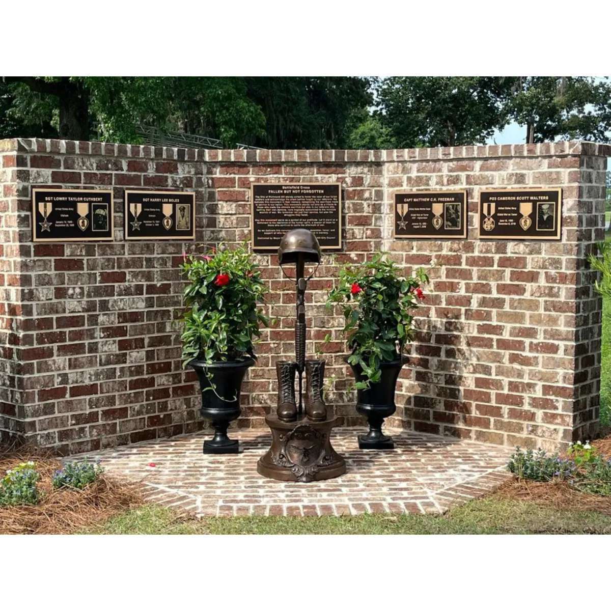 Set of Soldier Memorial Plaques