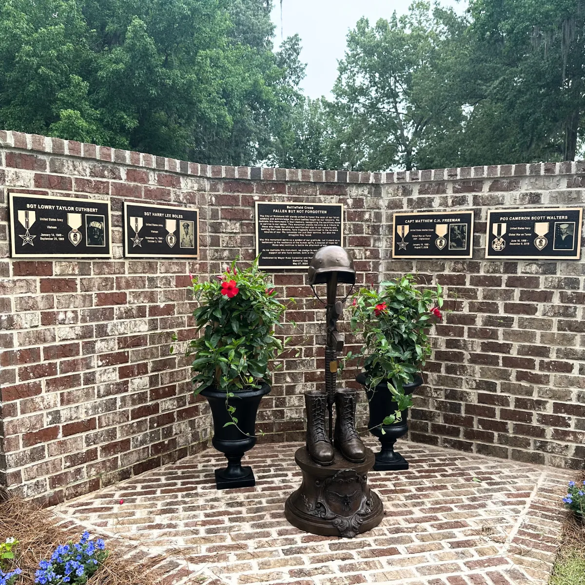 Set of Soldier Memorial Plaques