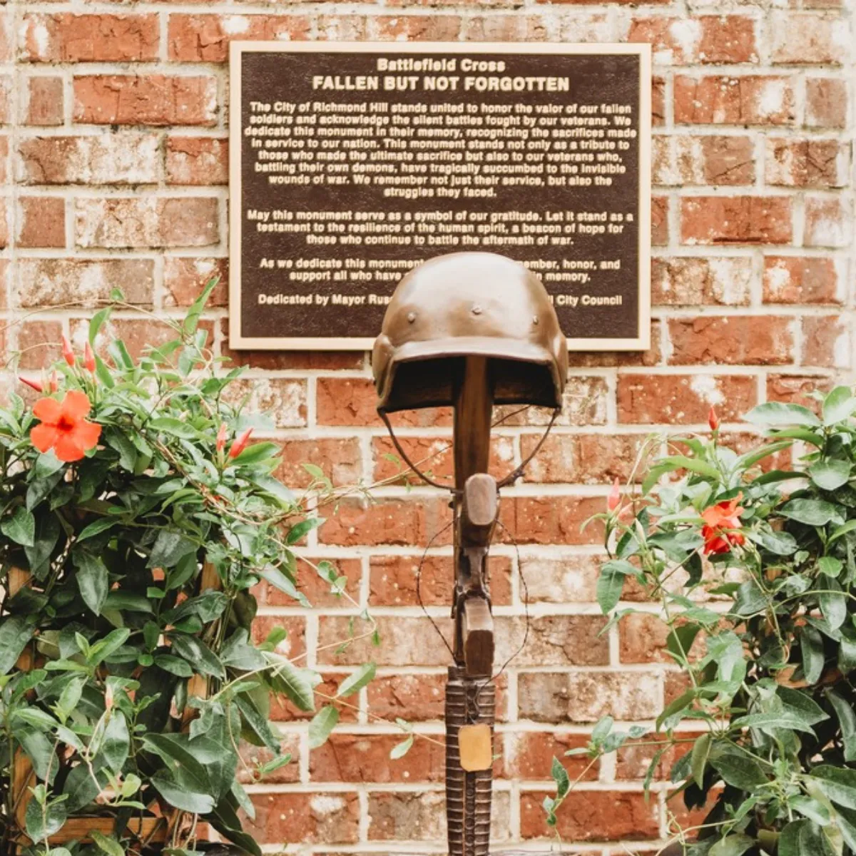 Set of Soldier Memorial Plaques