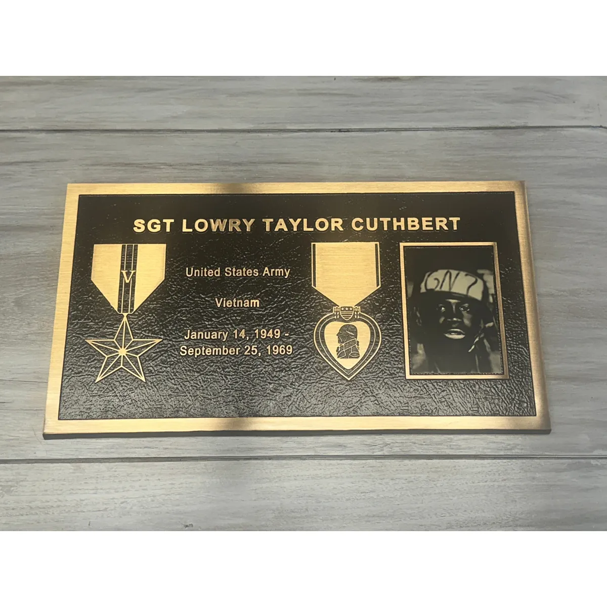 Set of Soldier Memorial Plaques
