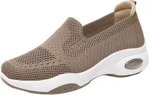 Slip On Sneakers Women Running Shoes Lightweight Tennis Shoes Non Slip Workout Shoes Breathable Walking Womens Sneakers