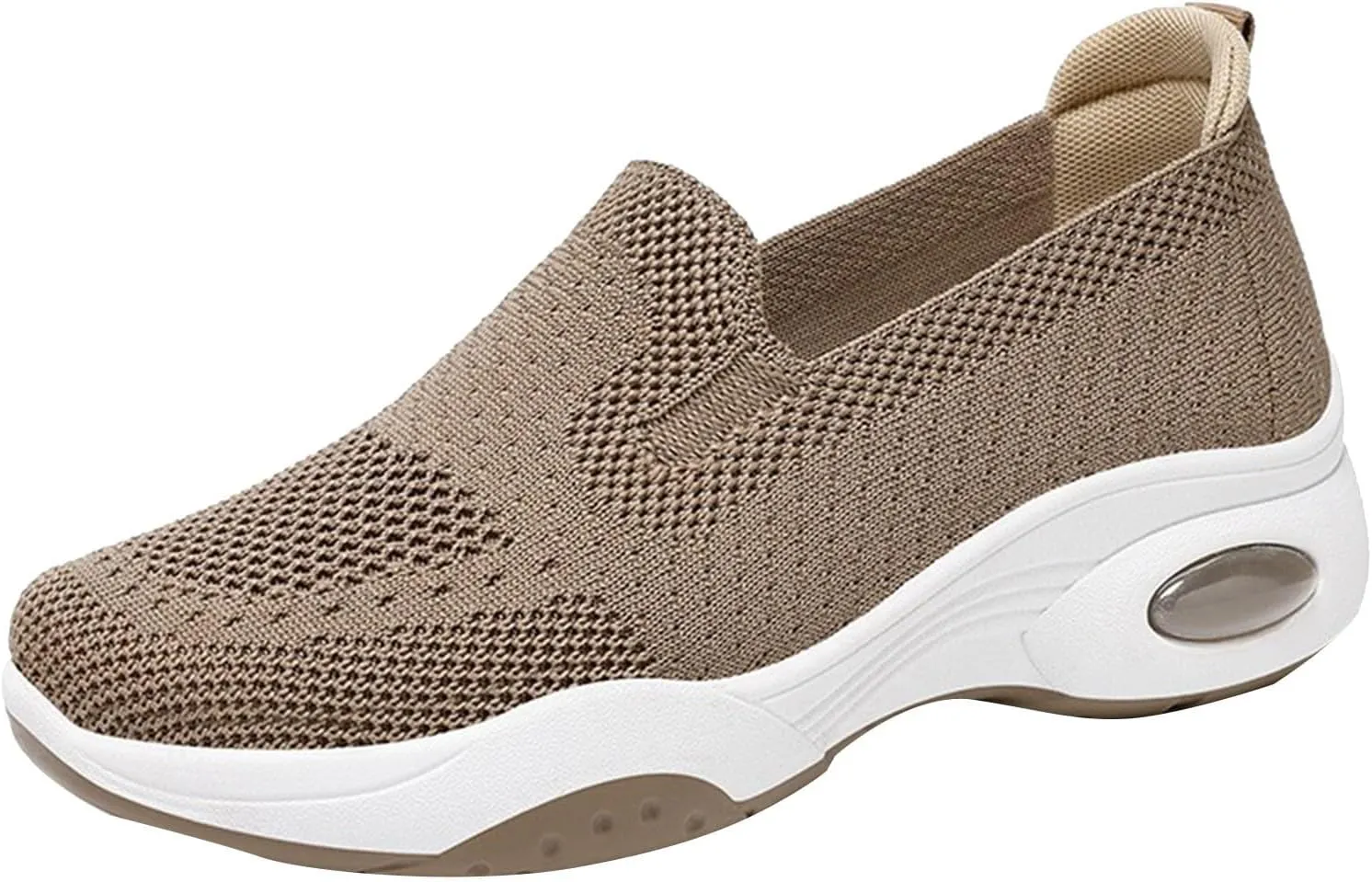 Slip On Sneakers Women Running Shoes Lightweight Tennis Shoes Non Slip Workout Shoes Breathable Walking Womens Sneakers