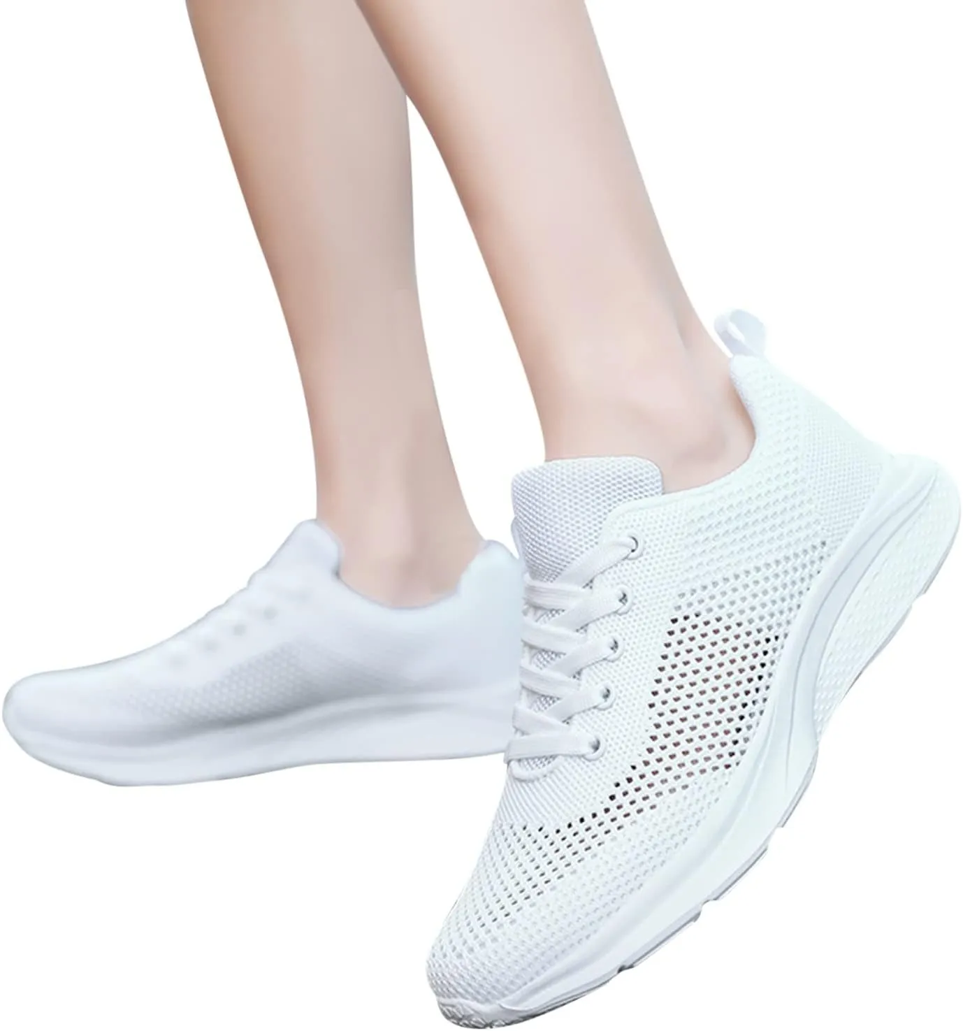 Sneakers for Women Walking Shoes Casual Lace Up Running Shoes for Men Slip On Men's Casual Shoes White Sneakers Platform Tennis Shoe Cross Trainer Shoe