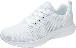 Sneakers for Women Walking Shoes Casual Lace Up Running Shoes for Men Slip On Men's Casual Shoes White Sneakers Platform Tennis Shoe Cross Trainer Shoe