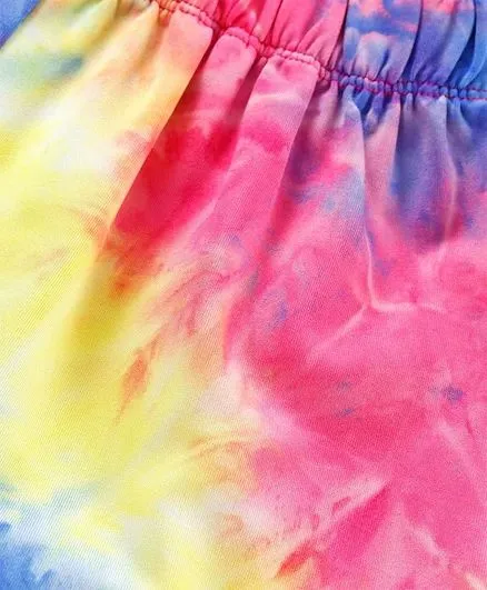 Tie and Dye Printed Short