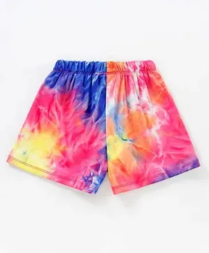 Tie and Dye Printed Short