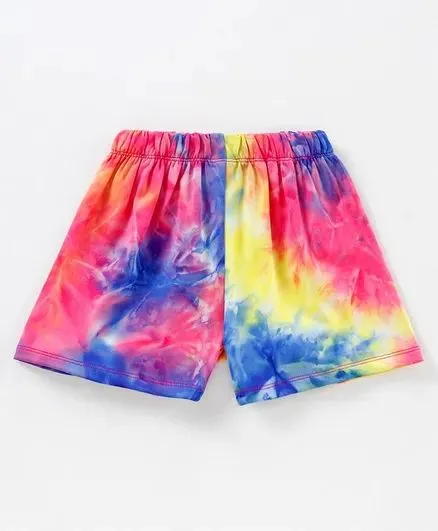 Tie and Dye Printed Short