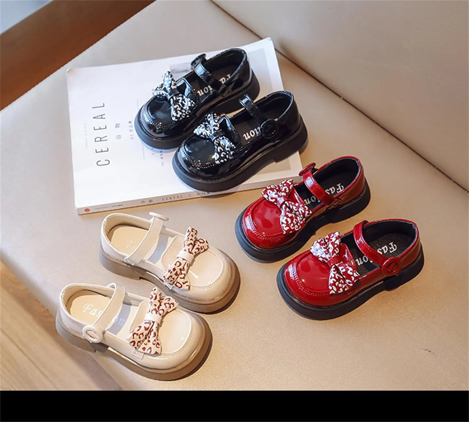 Toddler Little Girls Mary Jane Dress Shoes Loafers School Uniform Flats for Girls Thick Non-Slip Sole Casual Shoe