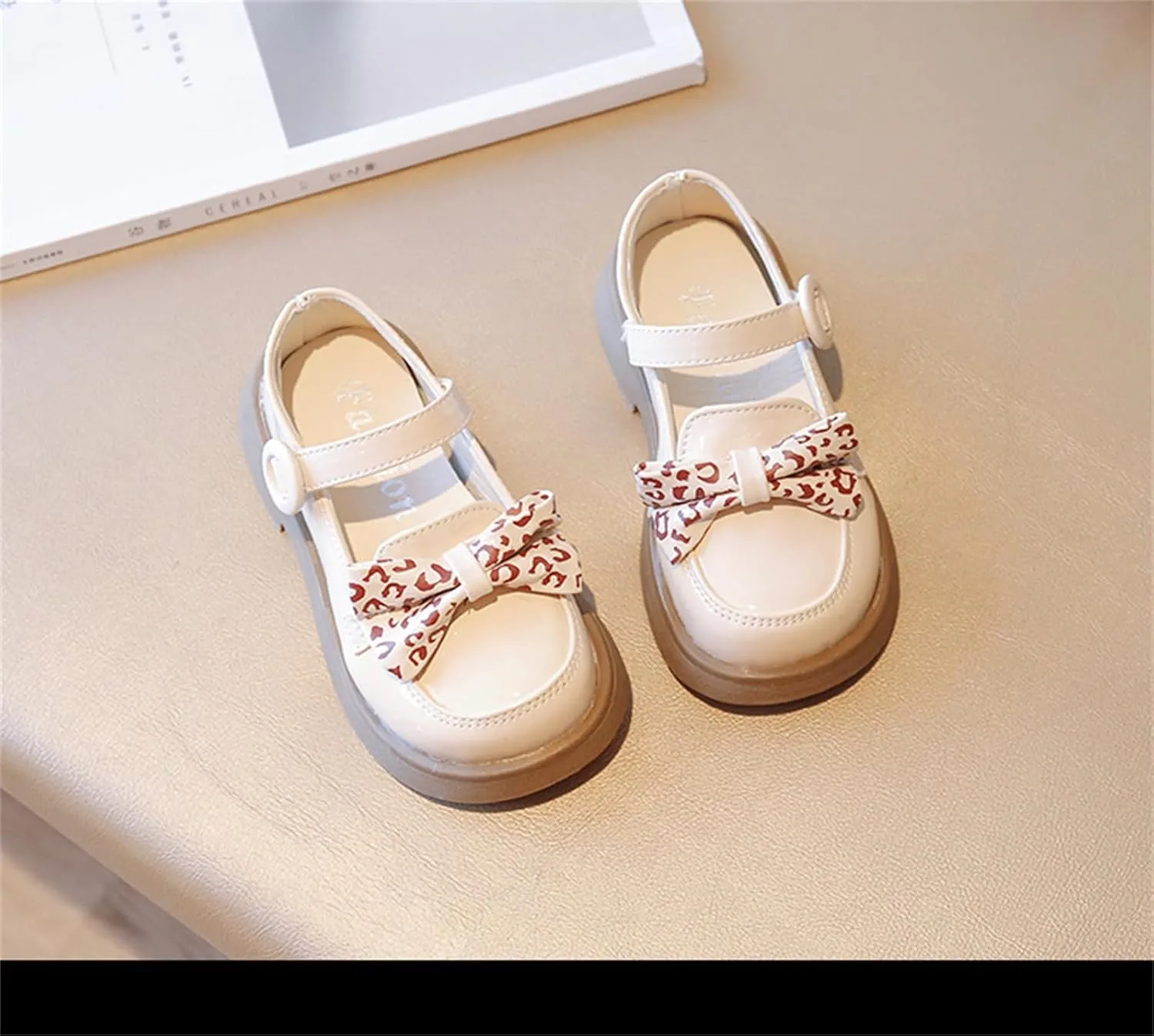 Toddler Little Girls Mary Jane Dress Shoes Loafers School Uniform Flats for Girls Thick Non-Slip Sole Casual Shoe