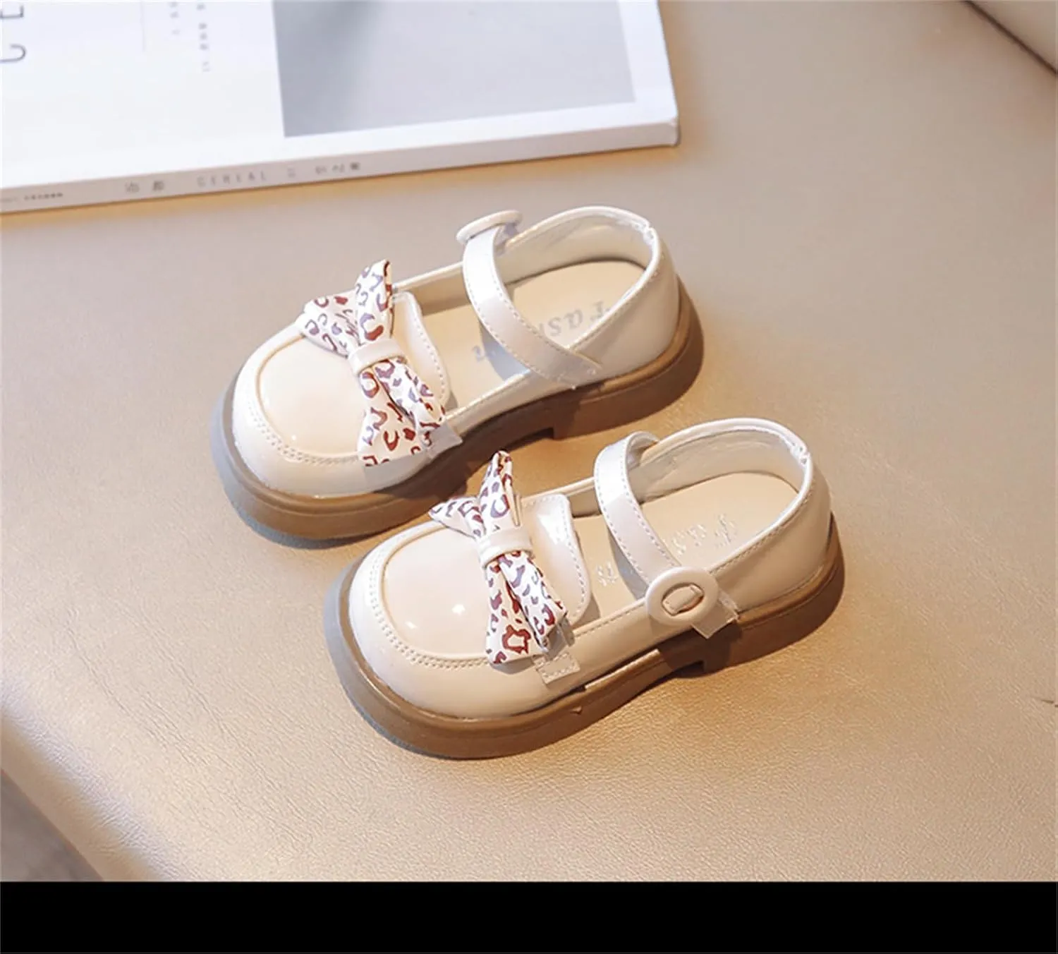 Toddler Little Girls Mary Jane Dress Shoes Loafers School Uniform Flats for Girls Thick Non-Slip Sole Casual Shoe