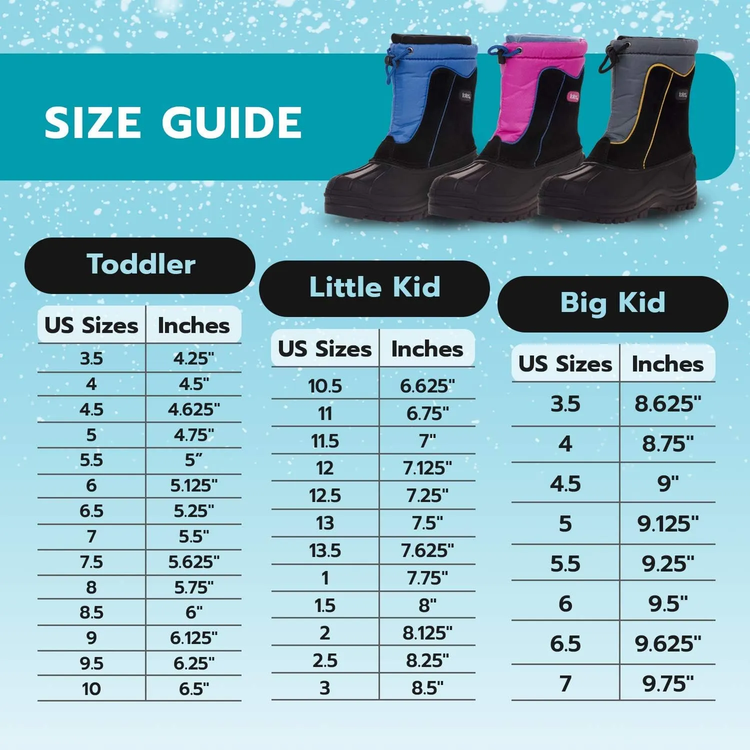 totes Kids Action Snow Boots