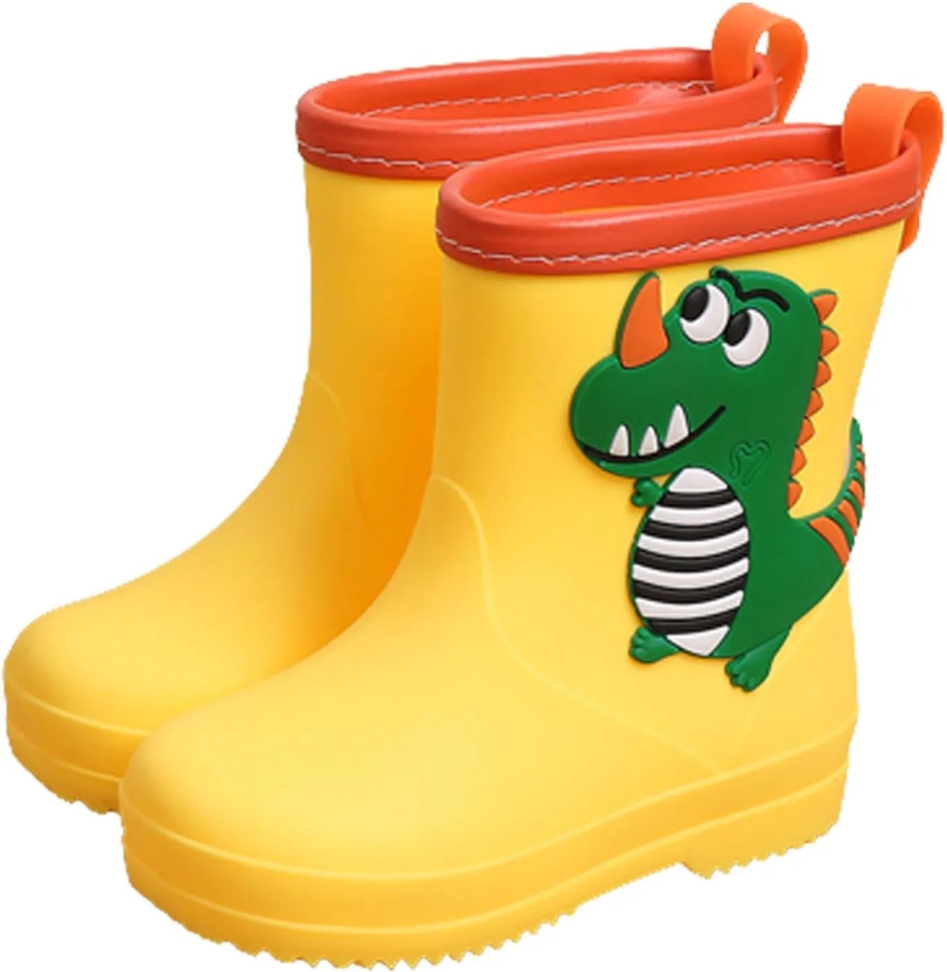 Unisex Kids Rain Boots Waterproof Rubber Kids Rain Boots for Girls and Boys Rubber Rain Boots for Children