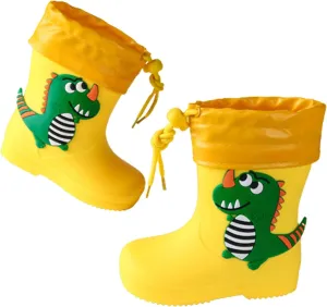 Unisex Kids Rain Boots Waterproof Rubber Kids Rain Boots for Girls and Boys Rubber Rain Boots for Children