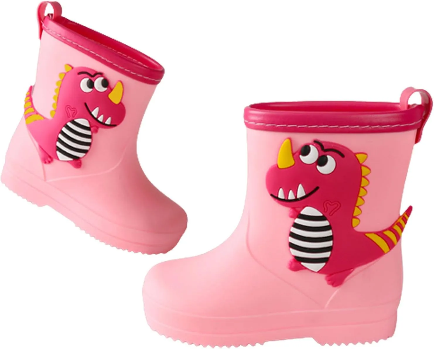 Unisex Kids Rain Boots Waterproof Rubber Kids Rain Boots for Girls and Boys Rubber Rain Boots for Children