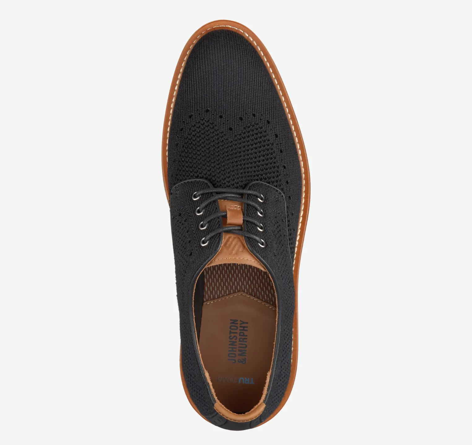 Upton Wingtip Knit - Black