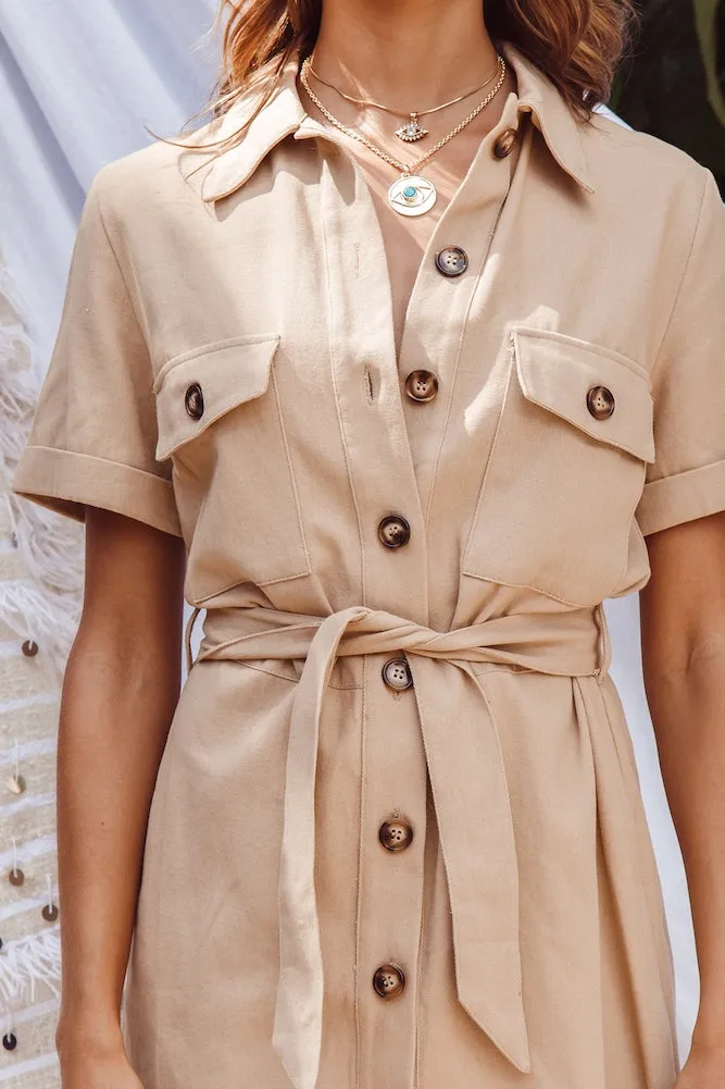 Verdi Dress Camel