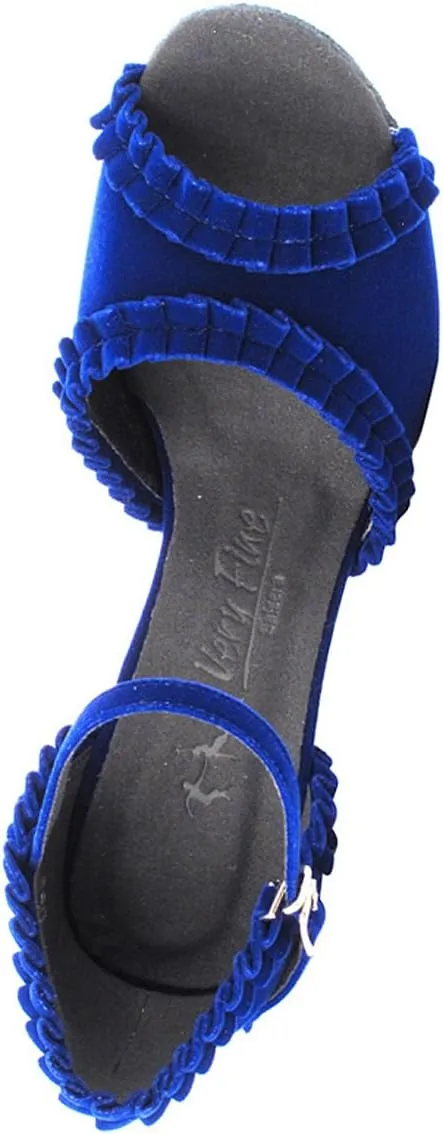 Very Fine Women's Ballroom Dance Shoes Tango Wedding Salsa Shoes Sera7001EB Comfortable Dance Shoes 3" [Bundle of 5]