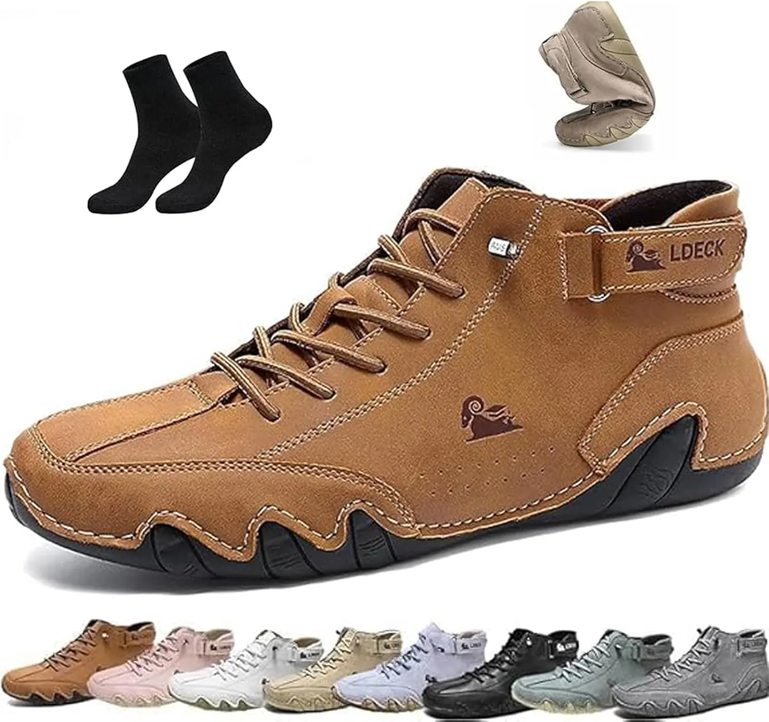 Vogany Shoes Orthopedic Sneakers Women, Vogldeck - Waterproof and Breathable Unisex Outdoor Arch Support Hiking and Walking Shoes