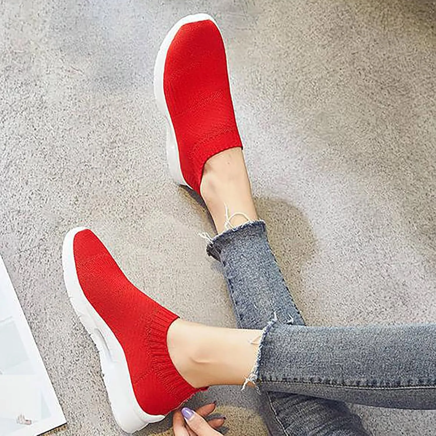 Walking Shoes Running Shoes for Women Lightweight Tennis Sneakers Athletic Workout Non Slip on Fashion Womans Shoes