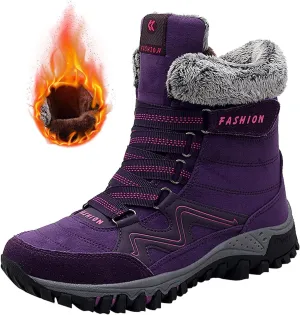 Wide Width Snow Boots for Women Zipper Boots For Women Snow Boots aterproof Women Snow Boots