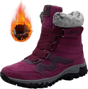 Wide Width Snow Boots for Women Zipper Boots For Women Snow Boots aterproof Women Snow Boots