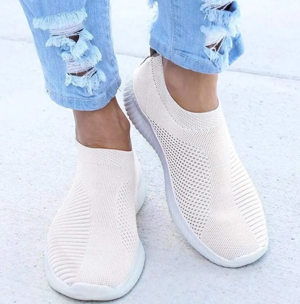 Women's Canvas Casual Shoes Dating Platform Slip-On High Top Sneakers Womens Casual Shoes Slip Ons Black Loafer Women Black Fashion Sneakers Women