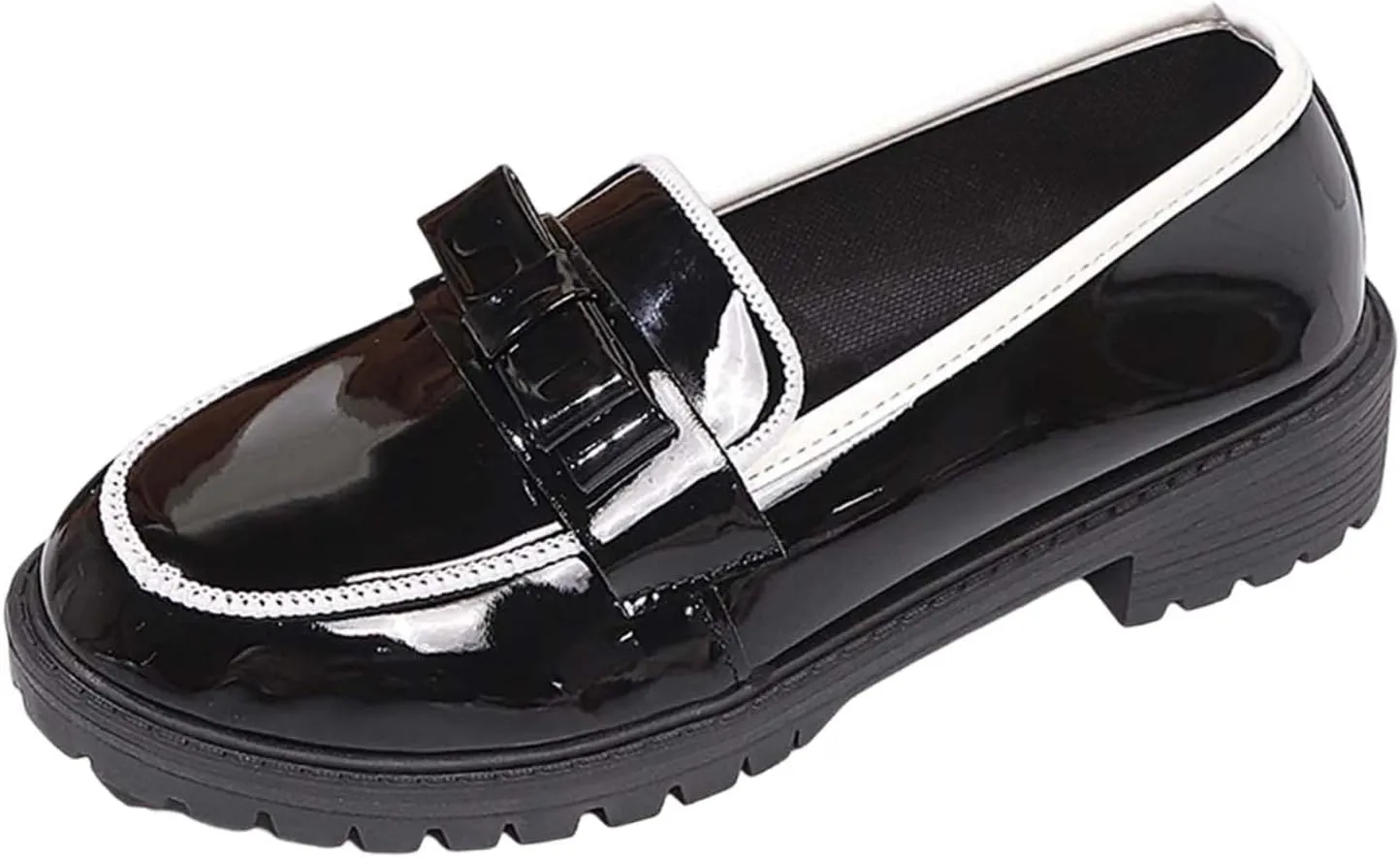 Women's Casual Slip On Loafers Round Toe Low Heel Dress Shoes Comfortable Everyday Wear for Spring Summer