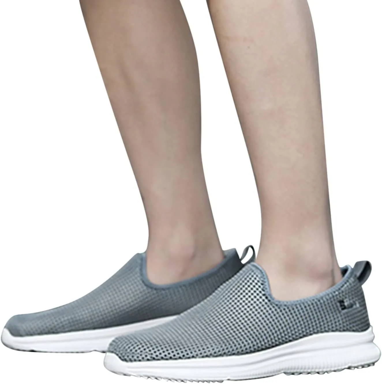 Women's Fashion Sneaker Mesh Slip On Black Non Slip Shoes for Women Comfortable Women Shoes Casual Walking Loafers Women Comfort Women Casual Sneakers