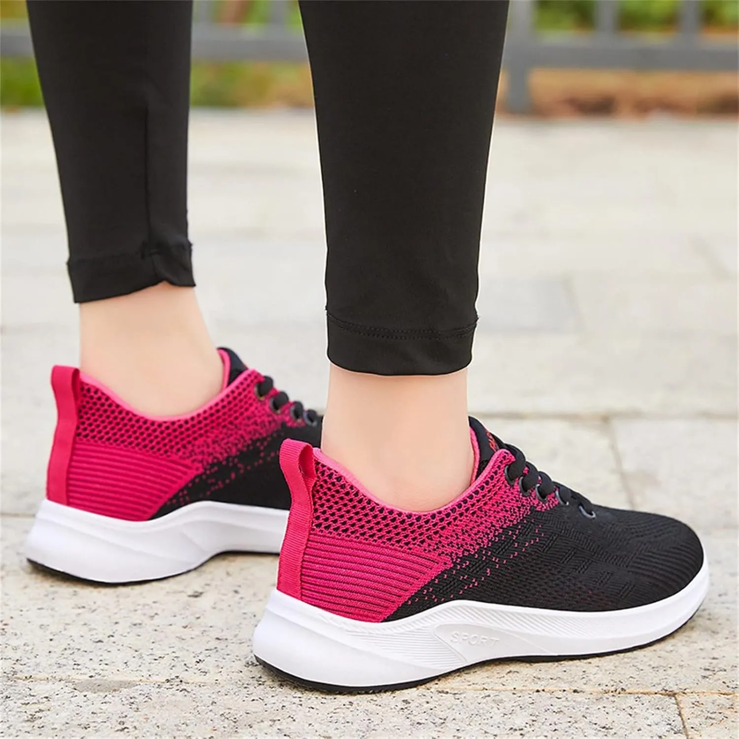 Women's Lace Up Walking Shoes Lightweight Casual Running Sneakers Mens Running Shoes Athletic Shoes Casual High Top Sneakers Tennis Shoe Trainers Shoe