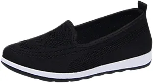 Womens Orthopedic Casual Loafers Slip On Walking Shoes with Arch Support Comfortable Sneakers Plantar Fasciitis Relief Foot Heel Pain Diabetic