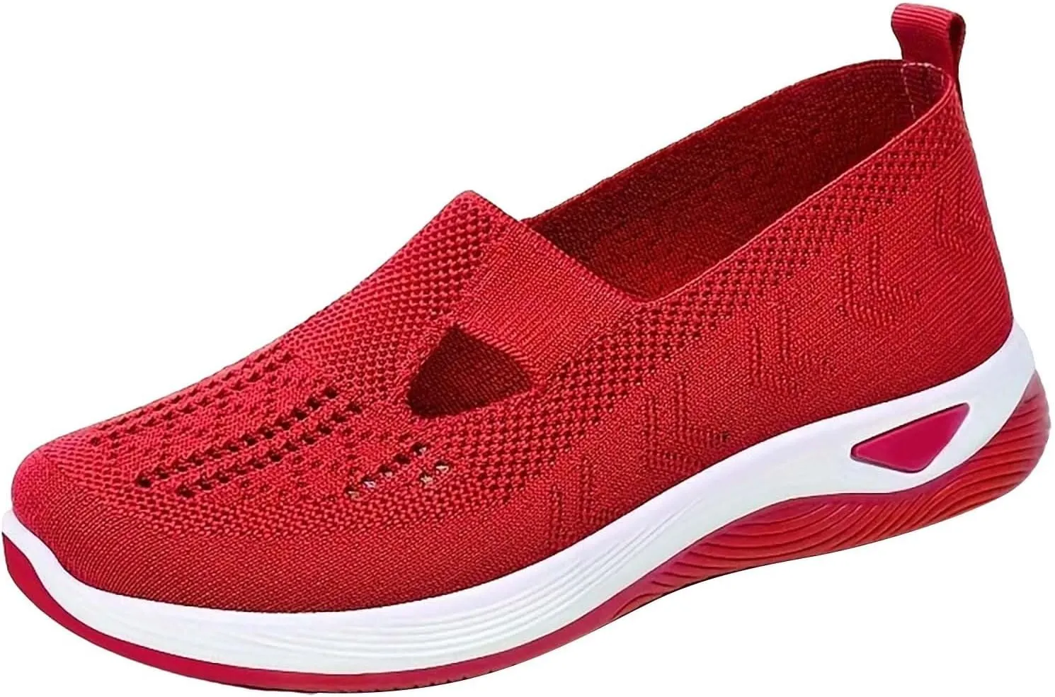 Womens Orthopedic Casual Shoes Slip On Walking Sneakers with Arch Support Comfortable Loafers for Plantar Fasciitis Relief Foot Heel Pain Diabetic Feet