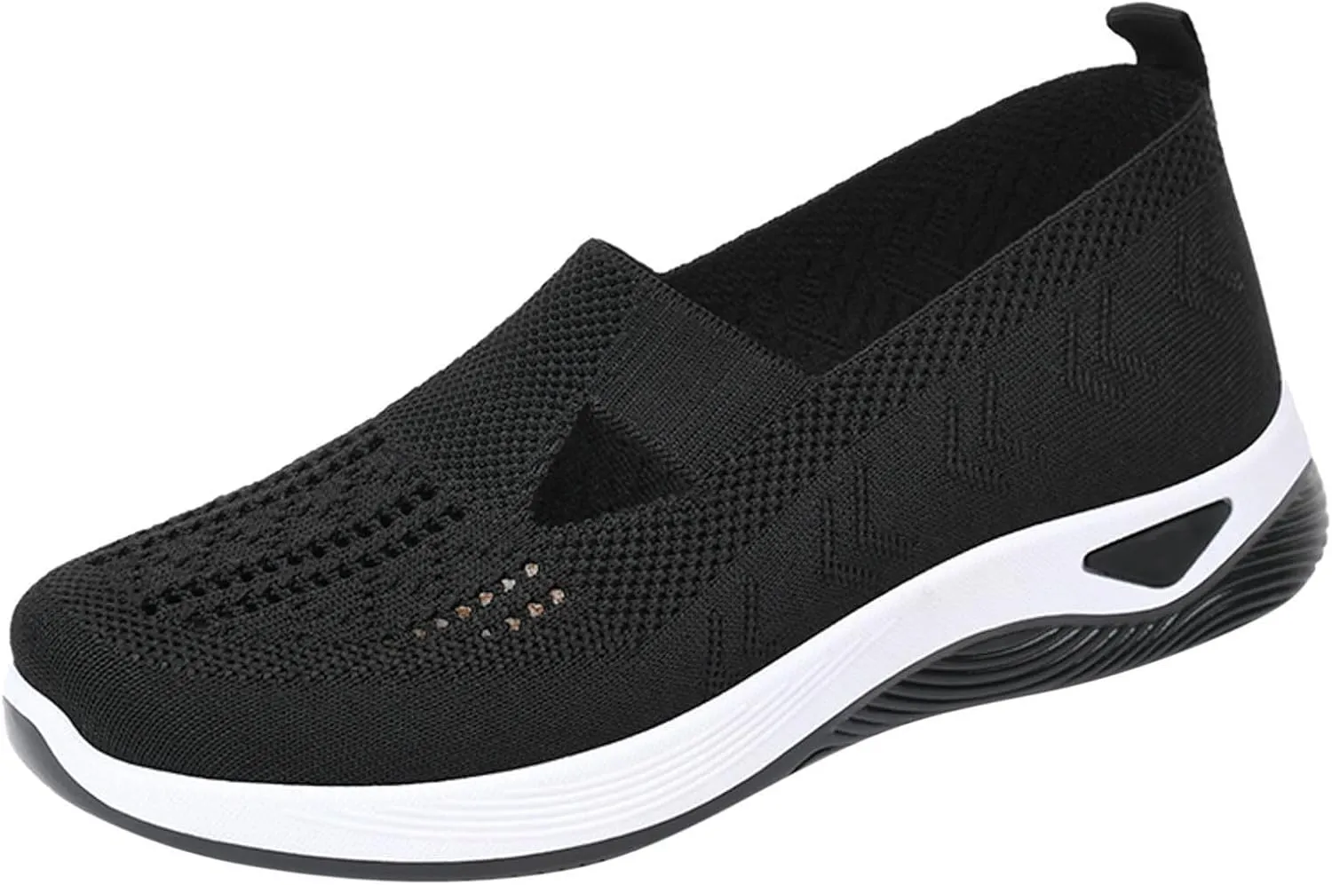 Womens Orthopedic Comfortable Loafers Slip On Walking Shoes with Arch Support Casual Sneakers Plantar Fasciitis Relief Foot Heel Pain Diabetic Feet