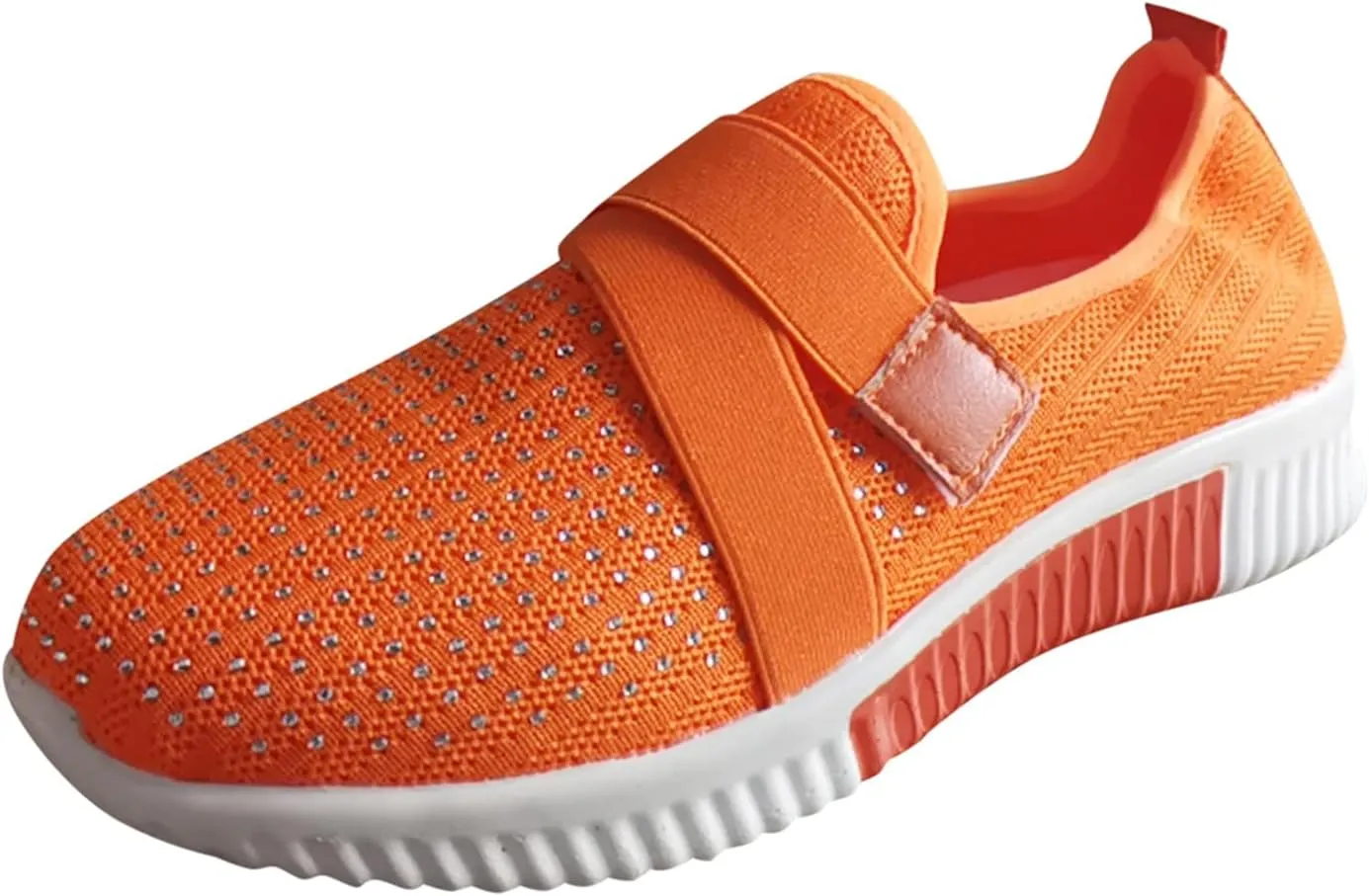 Womens Orthopedic Diabetic Walking Shoes Slip On Sneakers with Arch Support Comfortable Casual Loafers Plantar Fasciitis Foot Pain Relief