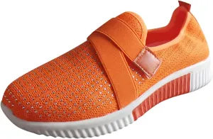 Womens Orthopedic Diabetic Walking Shoes Slip On Sneakers with Arch Support Comfortable Casual Loafers Plantar Fasciitis Foot Pain Relief
