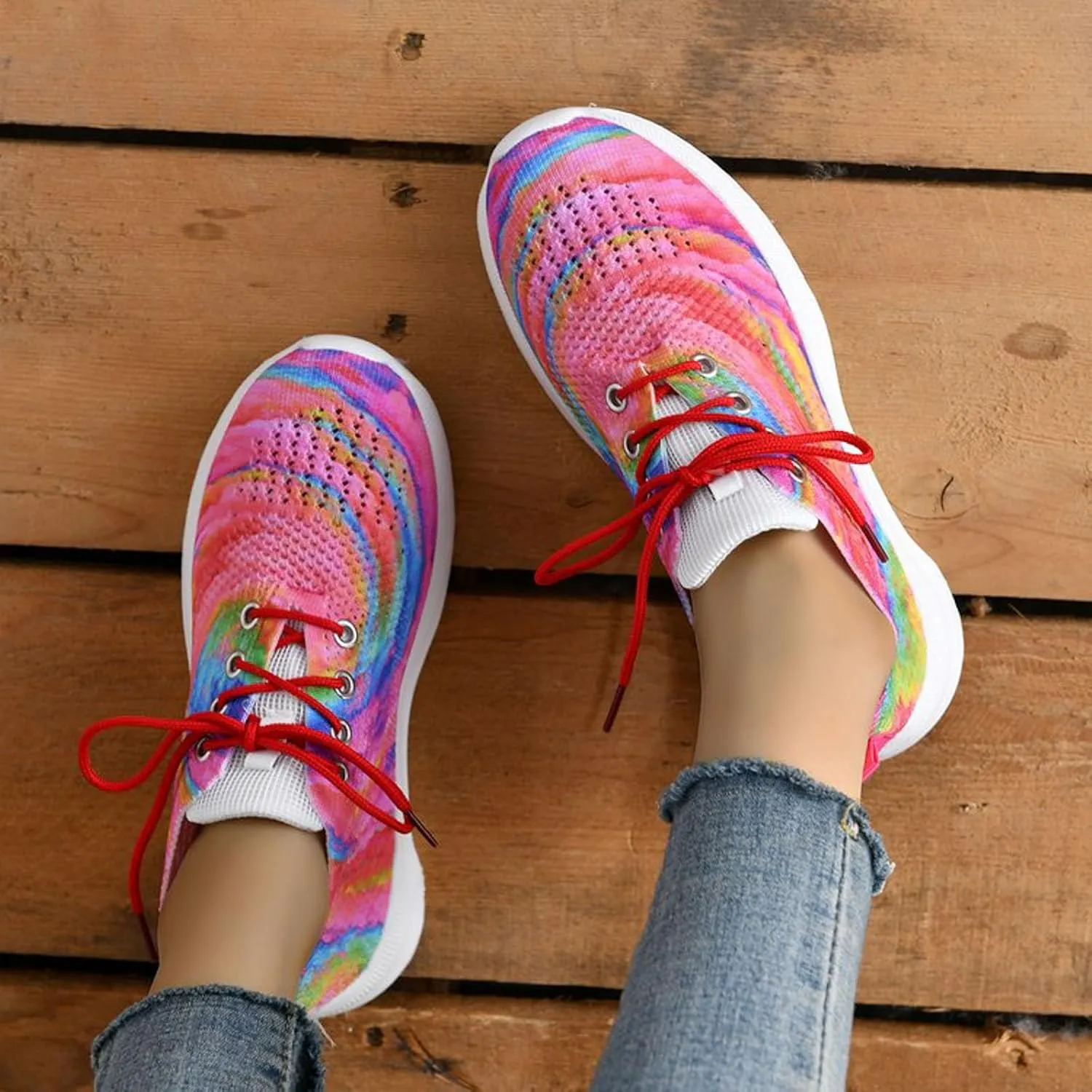 Womens Recovery Shoes White Sneaker Non Slip Gym Workout Shoes Breathable Fashion Sneakers for Women