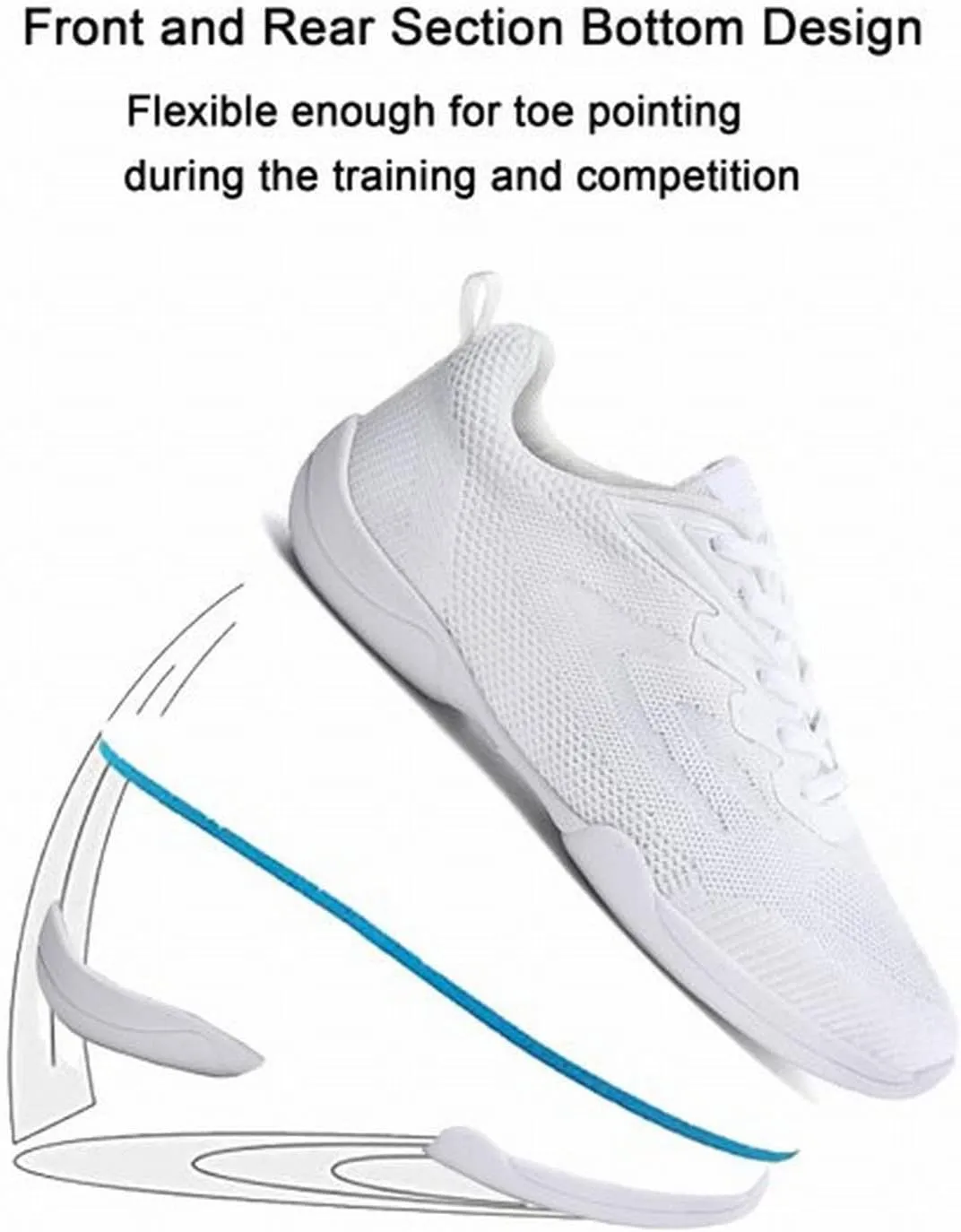 Womens Sneakers Air Cushion Running Shoes Lace Up Tennis Shoes Men Mesh Breathable Men's Casual Shoes Fashion Sneakers Platform Tennis Shoe Cross Trainer Shoe