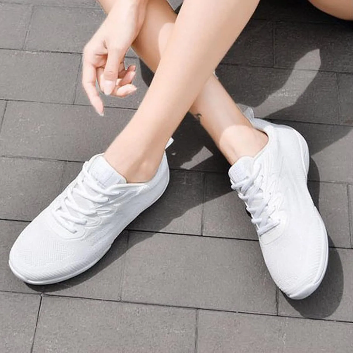 Womens Sneakers Air Cushion Running Shoes Lace Up Tennis Shoes Men Mesh Breathable Men's Casual Shoes Fashion Sneakers Platform Tennis Shoe Cross Trainer Shoe