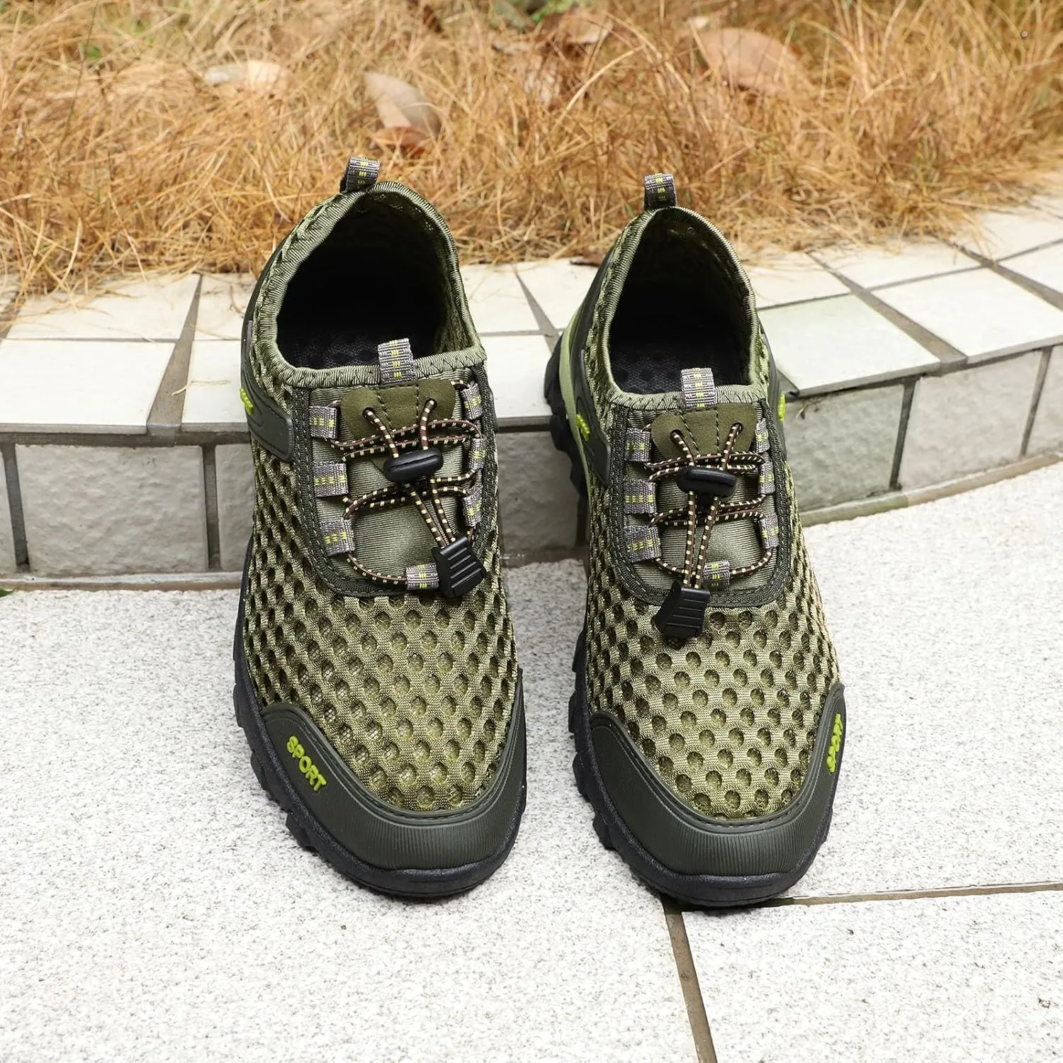 Women's Sneakers Wide Lightweight Work Slip Resistant Breathable Slip On Casual Shoes for Women Non Slip Loafers Backless Sneakers for Women