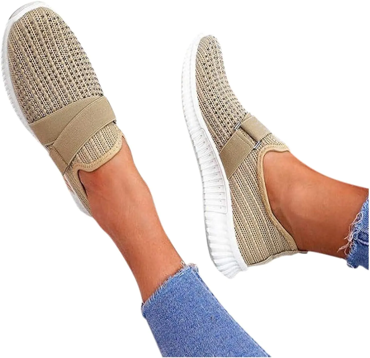 Womens Sneakers Womens Walking Sneakers Women Tennis Shoes Running Shoes for Women Mesh Nonslip Sneaker