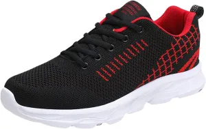Women's Walking Sock Shoes Elastic Knit Lightweight Mens Dress Shoes Workout Black Casual Shoes Waterproof Sneakers Slip On Tennis Shoe Cross Trainer Shoe